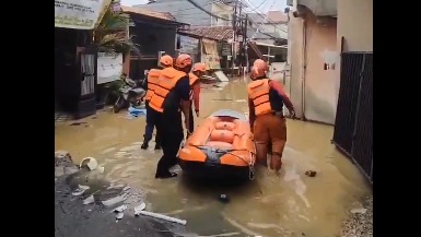 Pos Pantau Pesanggrahan Siaga 2, Warga Diminta Waspada Banjir